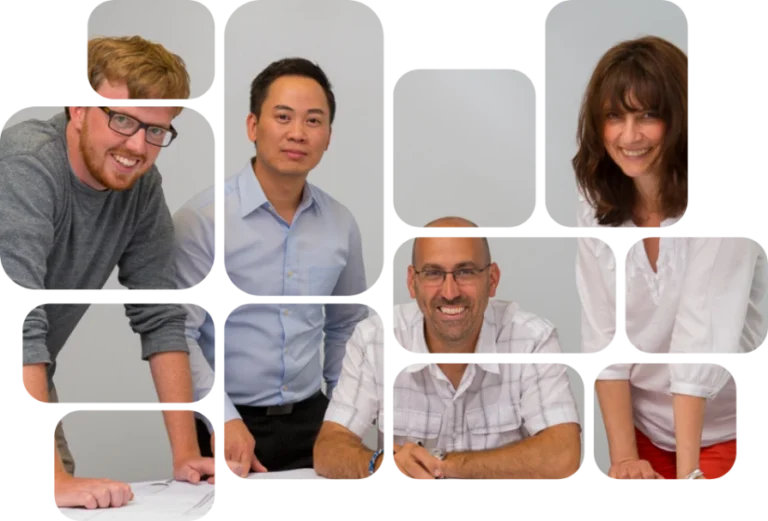 Boston Team Collage Grid Frame